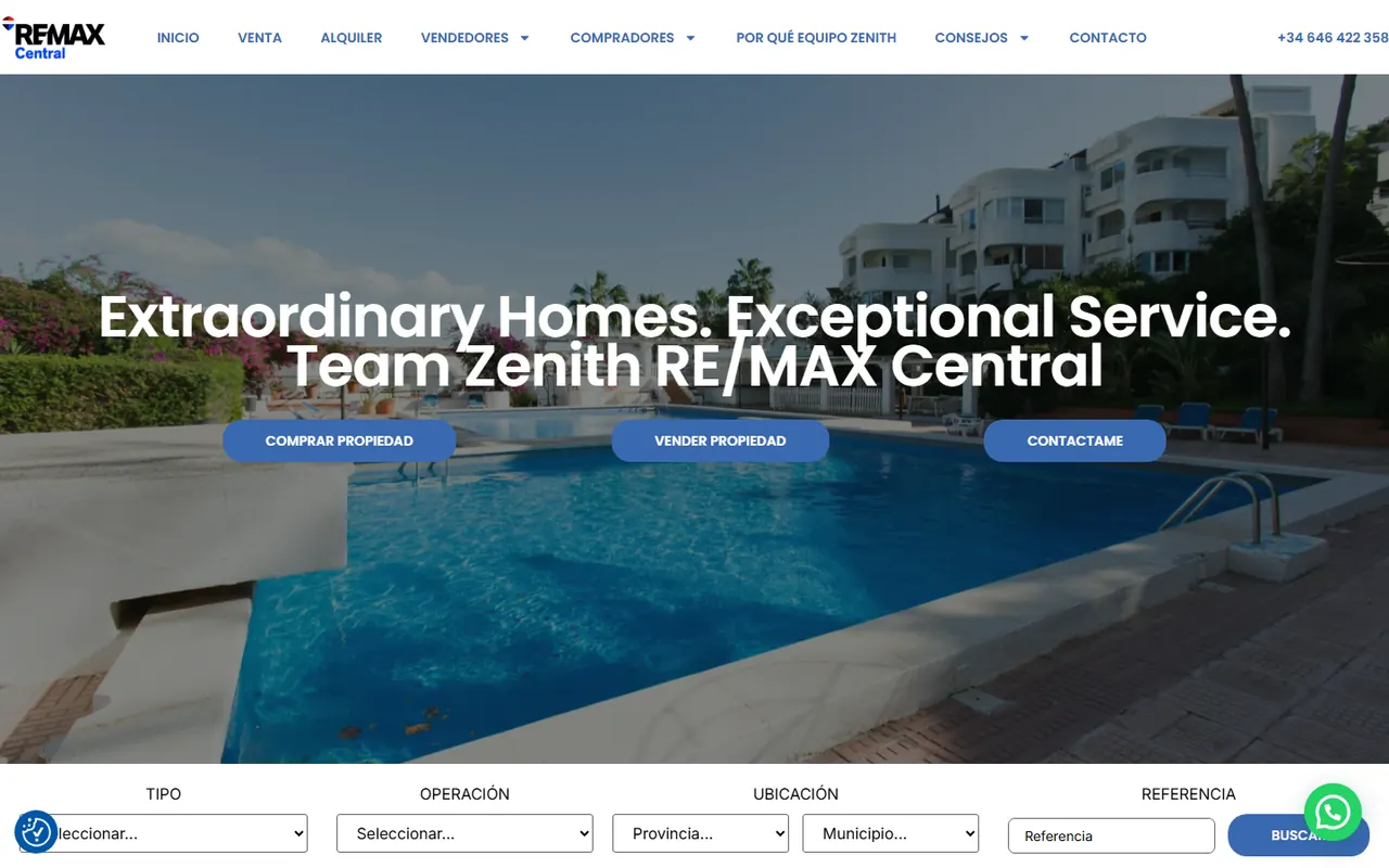 Zenith Team RE/MAX Central — real estate website
